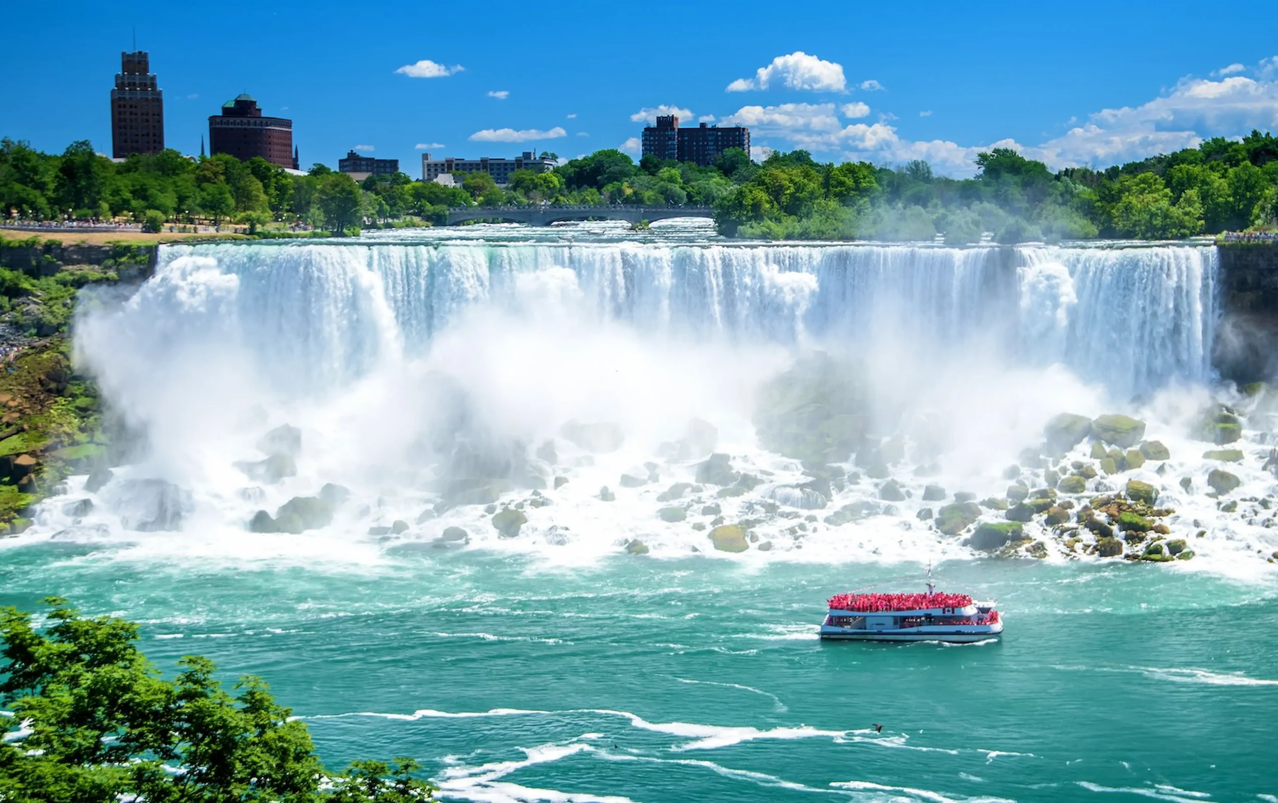Le Niagara Falls dal lato canadese